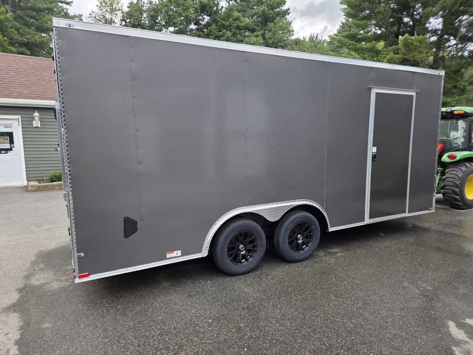 New 2026 One Stop 8.5x18 one stop enclosed cargo trailer extra height rear ramp Cargo / Enclosed Trailer