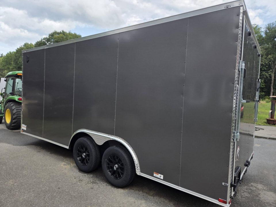 New 2026 One Stop 8.5x18 one stop enclosed cargo trailer extra height rear ramp Cargo / Enclosed Trailer