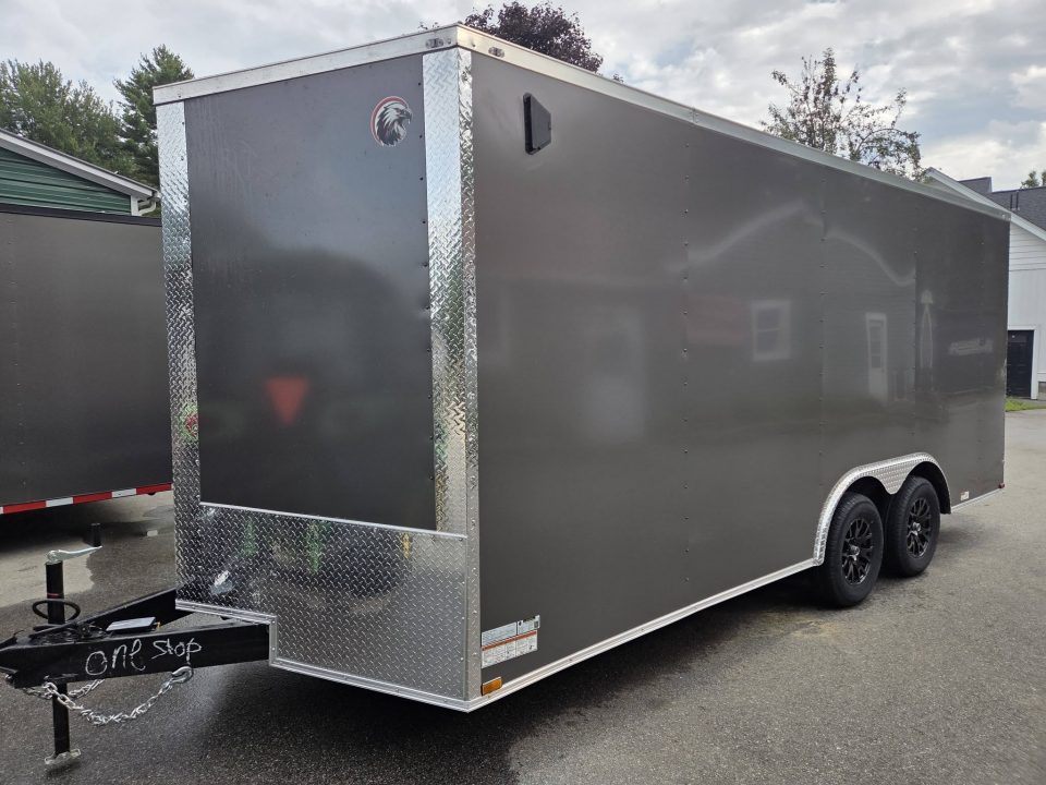 New 2026 One Stop 8.5x18 one stop enclosed cargo trailer extra height rear ramp Cargo / Enclosed Trailer