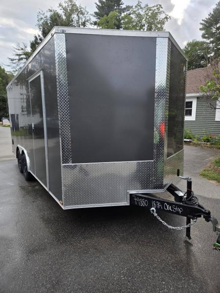 New 2026 One Stop 8.5x18 one stop enclosed cargo trailer extra height rear ramp Cargo / Enclosed Trailer