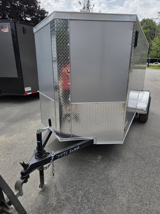 New 2026 One Stop 5x10 enclosed cargo trailer car ramp Cargo / Enclosed Trailer