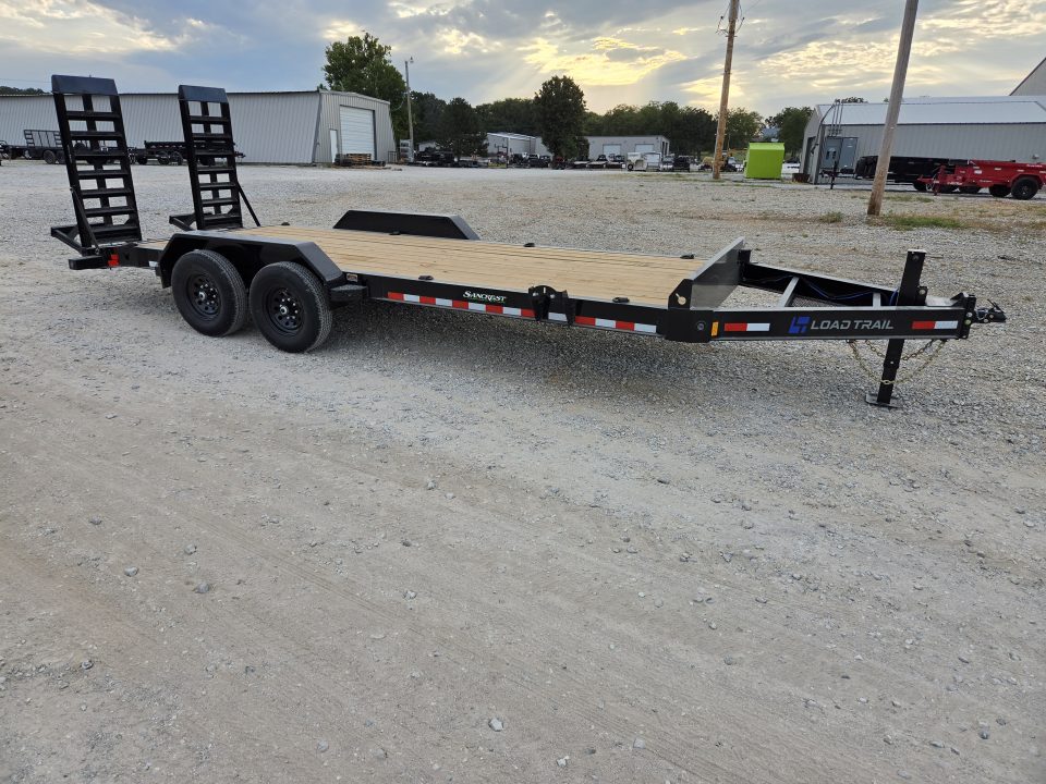 New 2027 Load Trail 83X20 TANDEM 14K EQUIPMENT HAULER W/8" I-BEAM FRAME WIDE STANDUPS & TOOL TRAY
