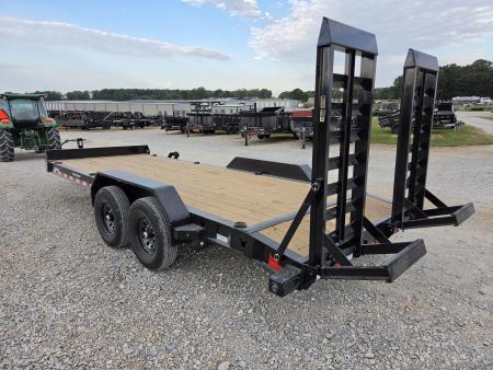 New 2027 Load Trail 83X20 TANDEM 14K EQUIPMENT HAULER W/8" I-BEAM FRAME WIDE STANDUPS & TOOL TRAY