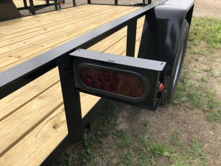 New 2027 AMO 6.4X12 W/ LED LIGHTS AND SPRING ASSIST GATE Landscape Trailer