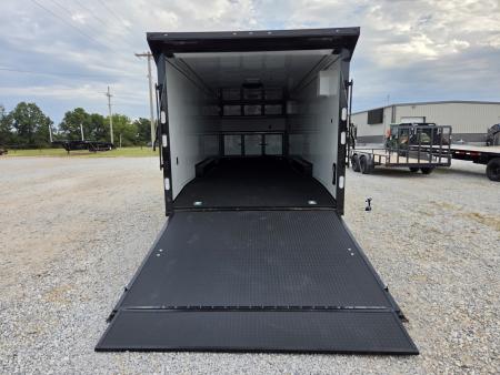New 2027 Rock Solid 8.5X28 TANDEM 14K CARGO W/7' HEIGHT BLACKOUT TRIM FINISHED INTERIOR W/FRONT CABINETS & A/C