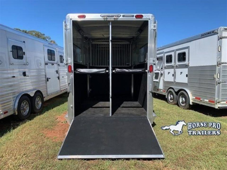 New 2027 Cimarron Trailers Norstar 4 Horse Head-to-Head Gooseneck Horse Trailer