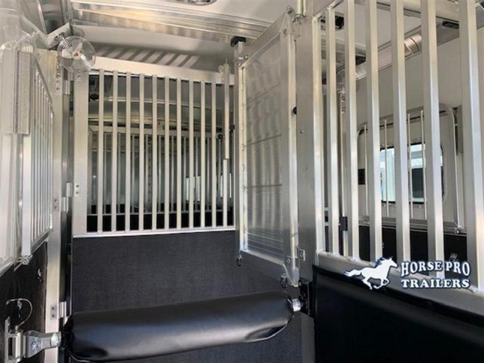New 2027 Cimarron Trailers Norstar 4 Horse Head-to-Head Gooseneck Horse Trailer