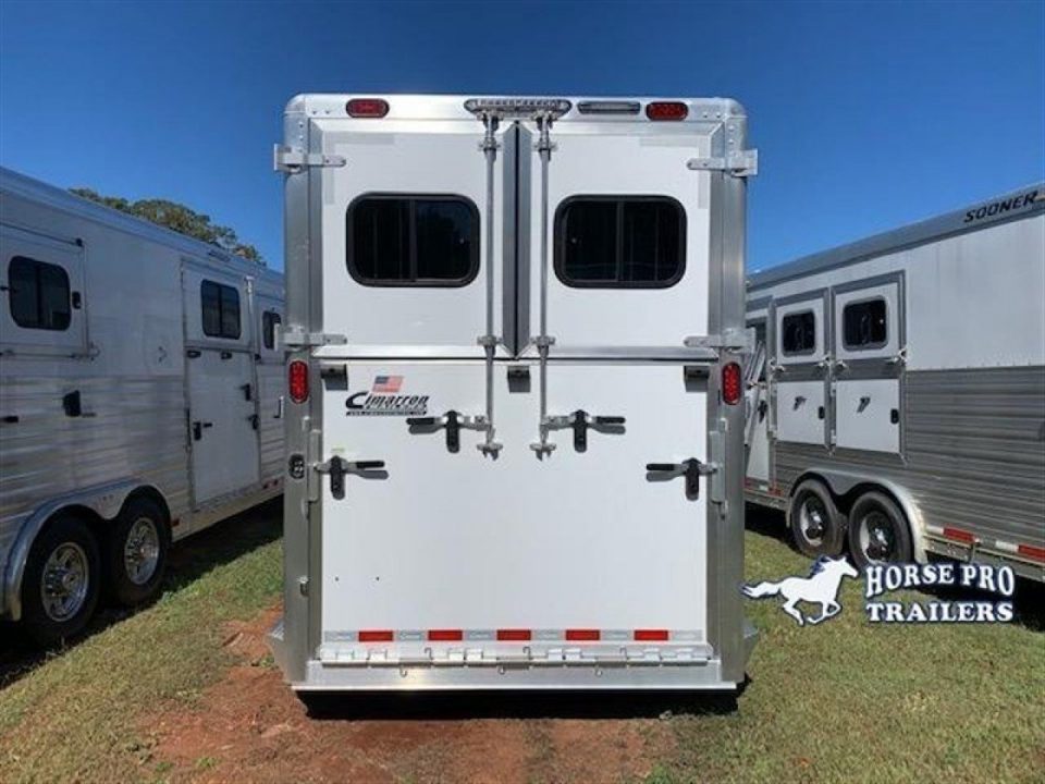 New 2027 Cimarron Trailers Norstar 4 Horse Head-to-Head Gooseneck Horse Trailer
