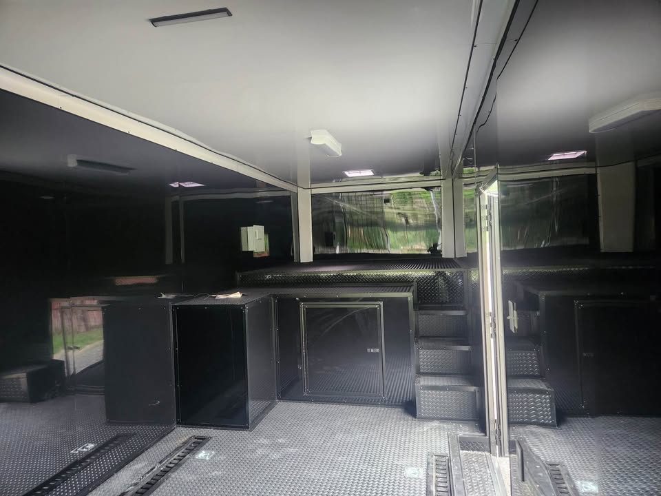New 2026 Ware Cargo Trailers 52' Gooseneck Enclosed Trailer – Brand New | 8' Ceiling | A/C | Triple Axle | Blackout Package Cargo / Enclosed Trailer