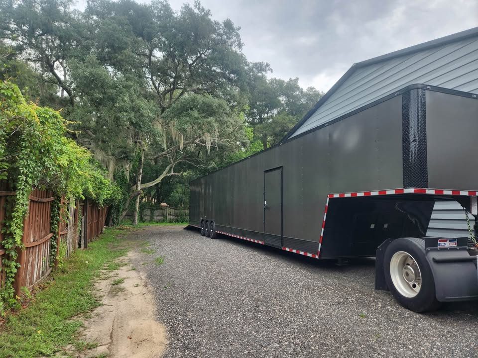 New 2026 Ware Cargo Trailers 52' Gooseneck Enclosed Trailer – Brand New | 8' Ceiling | A/C | Triple Axle | Blackout Package Cargo / Enclosed Trailer