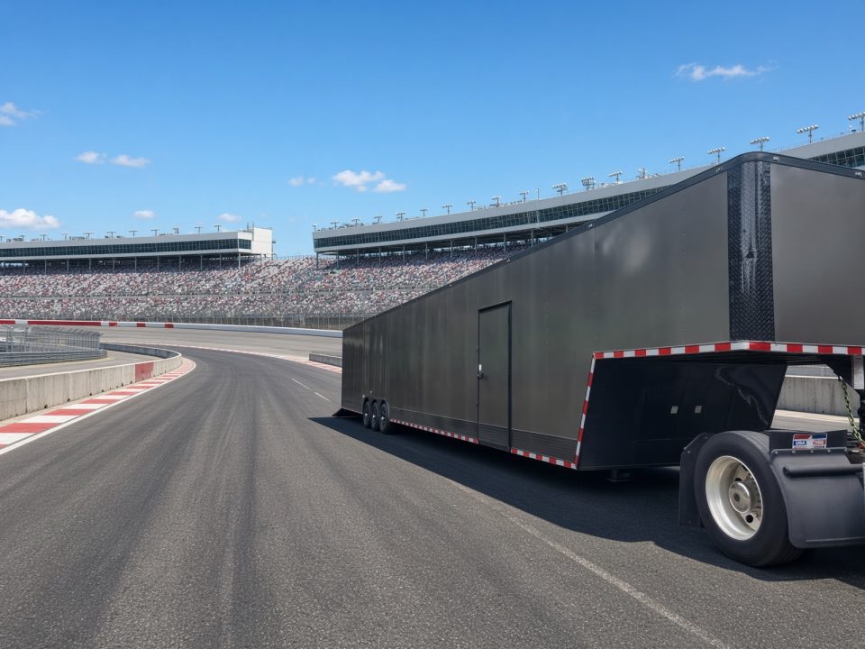 New 2026 Ware Cargo Trailers 52' Gooseneck Enclosed Trailer – Brand New | 8' Ceiling | A/C | Triple Axle | Blackout Package Cargo / Enclosed Trailer