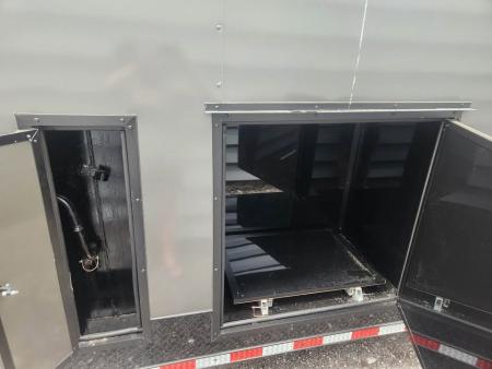 New 2026 Ware Cargo Trailers 52' Gooseneck Enclosed Trailer – Brand New | 8' Ceiling | A/C | Triple Axle | Blackout Package Cargo / Enclosed Trailer