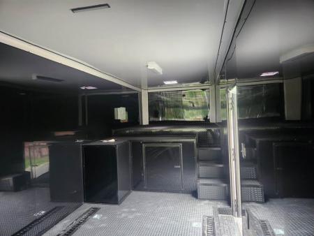 New 2026 Ware Cargo Trailers 52' Gooseneck Enclosed Trailer – Brand New | 8' Ceiling | A/C | Triple Axle | Blackout Package Cargo / Enclosed Trailer