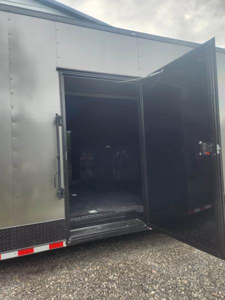 New 2026 Ware Cargo Trailers 52' Gooseneck Enclosed Trailer – Brand New | 8' Ceiling | A/C | Triple Axle | Blackout Package Cargo / Enclosed Trailer