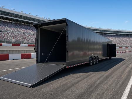 New 2026 Ware Cargo Trailers 52' Gooseneck Enclosed Trailer – Brand New | 8' Ceiling | A/C | Triple Axle | Blackout Package Cargo / Enclosed Trailer