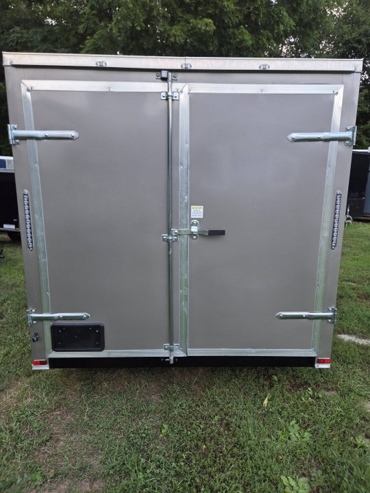 Used 2026 One Stop 7x12 enclosed cargo trailer barn doors with brakes Cargo / Enclosed Trailer