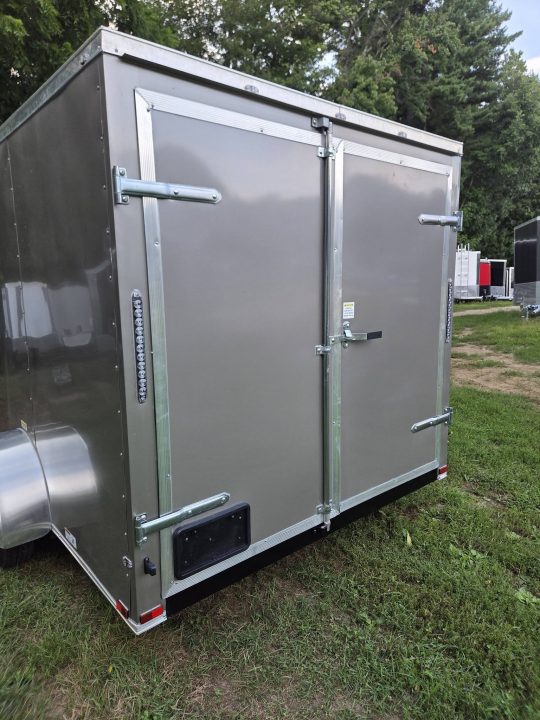 Used 2026 One Stop 7x12 enclosed cargo trailer barn doors with brakes Cargo / Enclosed Trailer