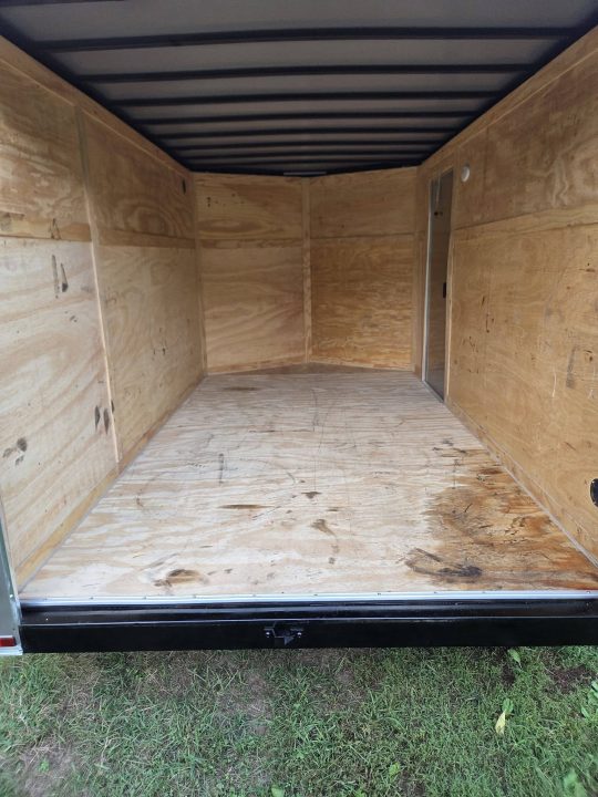 Used 2026 One Stop 7x12 enclosed cargo trailer barn doors with brakes Cargo / Enclosed Trailer