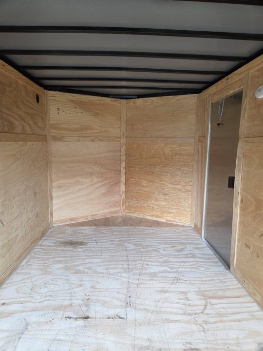 Used 2026 One Stop 7x12 enclosed cargo trailer barn doors with brakes Cargo / Enclosed Trailer