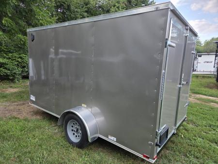 Used 2026 One Stop 7x12 enclosed cargo trailer barn doors with brakes Cargo / Enclosed Trailer