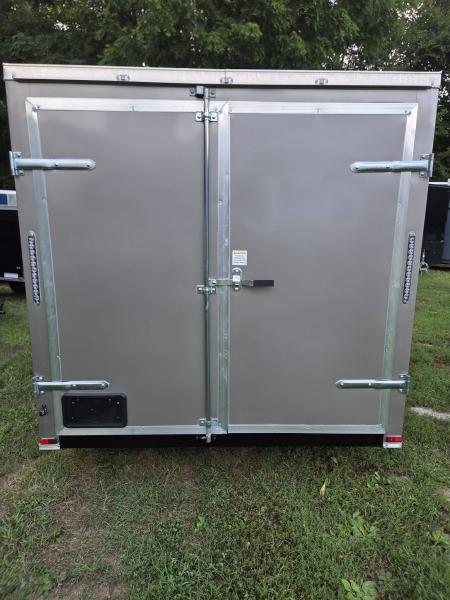 Used 2026 One Stop 7x12 enclosed cargo trailer barn doors with brakes Cargo / Enclosed Trailer