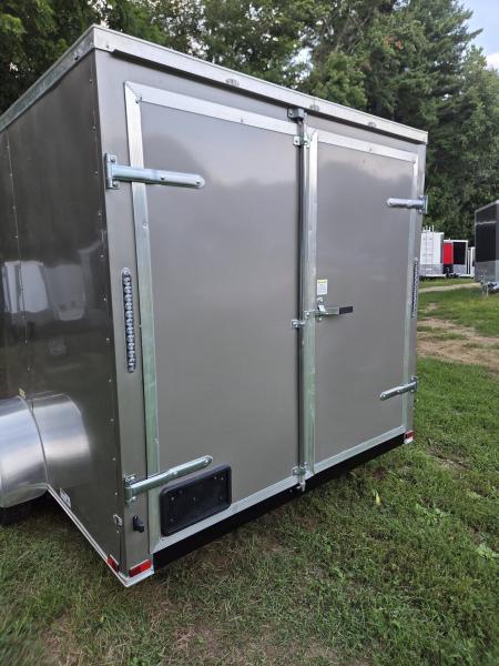 Used 2026 One Stop 7x12 enclosed cargo trailer barn doors with brakes Cargo / Enclosed Trailer