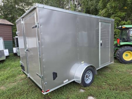 Used 2026 One Stop 7x12 enclosed cargo trailer barn doors with brakes Cargo / Enclosed Trailer