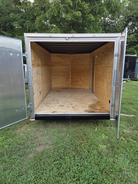 Used 2026 One Stop 7x12 enclosed cargo trailer barn doors with brakes Cargo / Enclosed Trailer