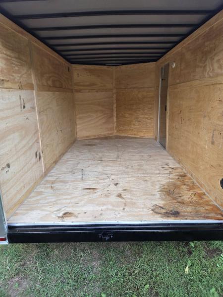 Used 2026 One Stop 7x12 enclosed cargo trailer barn doors with brakes Cargo / Enclosed Trailer