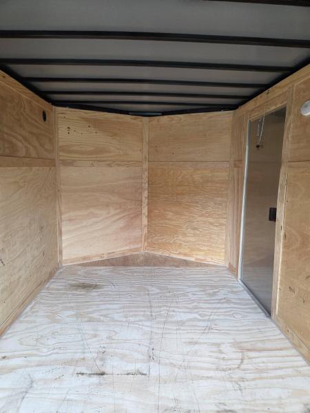 Used 2026 One Stop 7x12 enclosed cargo trailer barn doors with brakes Cargo / Enclosed Trailer
