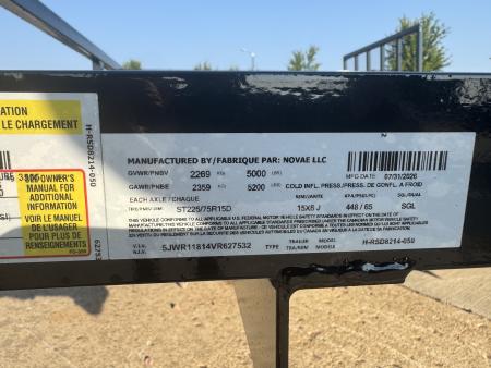 New 2027 H&H Trailers RSD8214-050 Utility Trailer