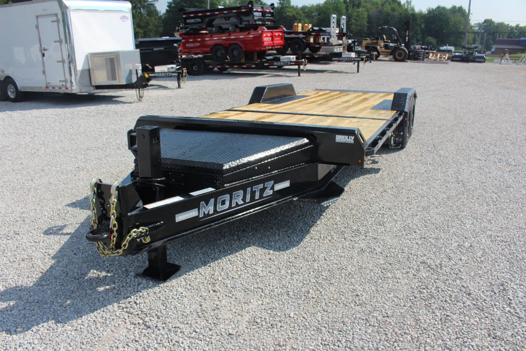 New 2027 Moritz 7' x 16' + 6' Low Pro - Gravity Tilt - Tilt Trailer - 22900# GVW