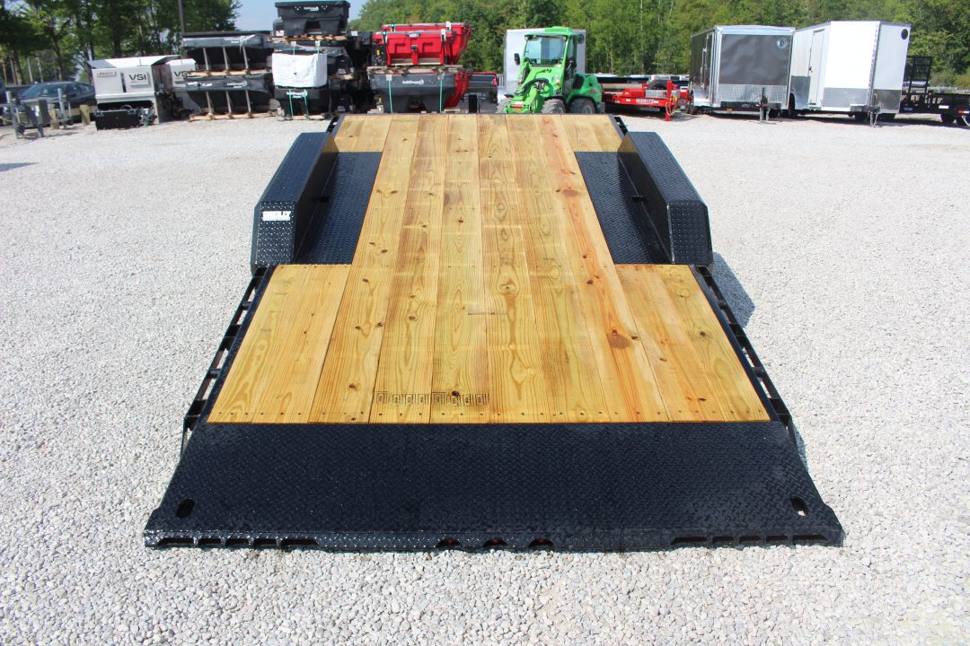 New 2027 Moritz 7' x 16' + 6' Low Pro - Gravity Tilt - Tilt Trailer - 22900# GVW