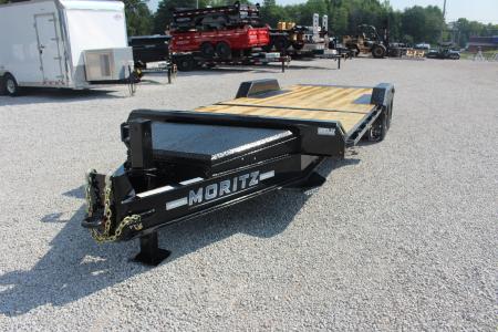 New 2027 Moritz 7' x 16' + 6' Low Pro - Gravity Tilt - Tilt Trailer - 22900# GVW