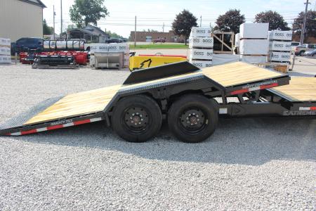 New 2027 Moritz 7' x 16' + 6' Low Pro - Gravity Tilt - Tilt Trailer - 22900# GVW
