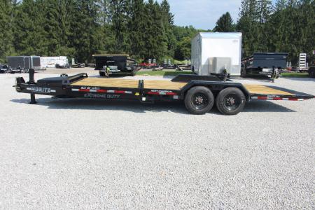 New 2027 Moritz 7' x 16' + 6' Low Pro - Gravity Tilt - Tilt Trailer - 22900# GVW