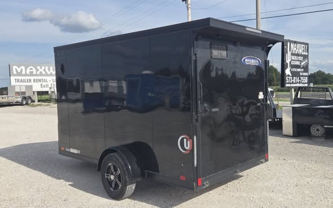 Used 2026 Cargo United 6x12 Black Out Cargo / Enclosed Trailer