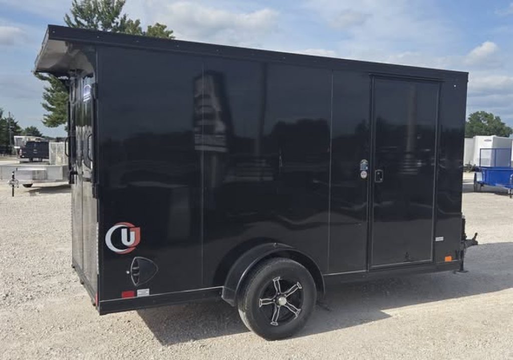 Used 2026 Cargo United 6x12 Black Out Cargo / Enclosed Trailer