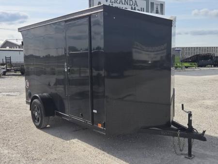 Used 2026 Cargo United 6x12 Black Out Cargo / Enclosed Trailer