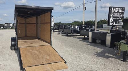 Used 2026 Cargo United 6x12 Black Out Cargo / Enclosed Trailer