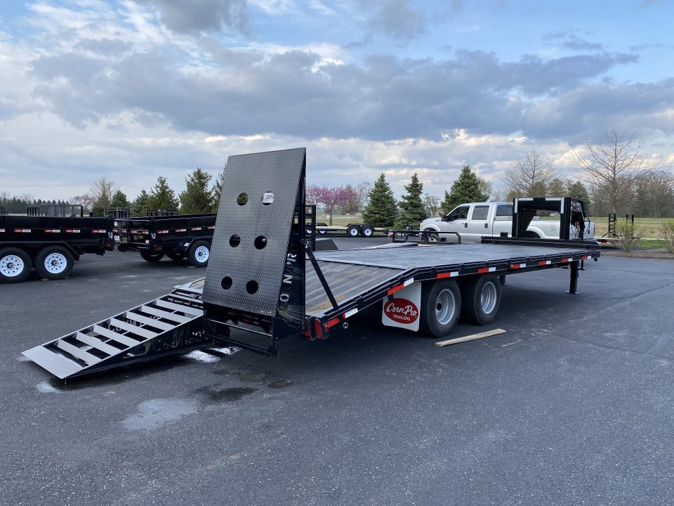 New 2026 Corn Pro 8'6" x 20' + 5' 7K Flatbed Gooseneck