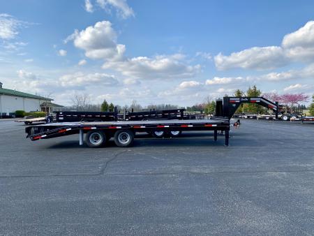 New 2026 Corn Pro 8'6" x 20' + 5' 7K Flatbed Gooseneck