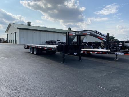 New 2026 Corn Pro 8'6" x 20' + 5' 7K Flatbed Gooseneck