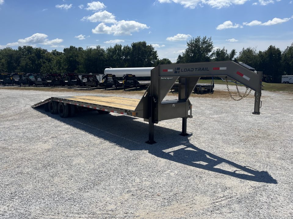 New 2027 Load Trail TANDEM DUAL LOW PRO GN HYDROTAIL W/ STEEL RUNNERS/ HYDRO JACKS/ 102X32