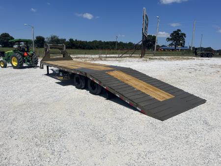 New 2027 Load Trail TANDEM DUAL LOW PRO GN HYDROTAIL W/ STEEL RUNNERS/ HYDRO JACKS/ 102X32