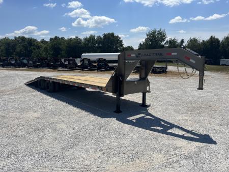 New 2027 Load Trail TANDEM DUAL LOW PRO GN HYDROTAIL W/ STEEL RUNNERS/ HYDRO JACKS/ 102X32
