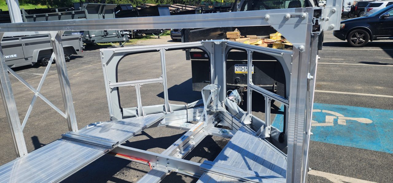 New 7 x 14'-2" Trailex CT-8455EB "HYPERCAR" Car / Racing Trailer 7k **84" between fenders