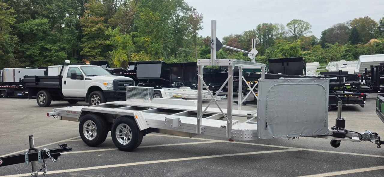 New 7 x 14'-2" Trailex CT-8455EB "HYPERCAR" Car / Racing Trailer 7k **84" between fenders