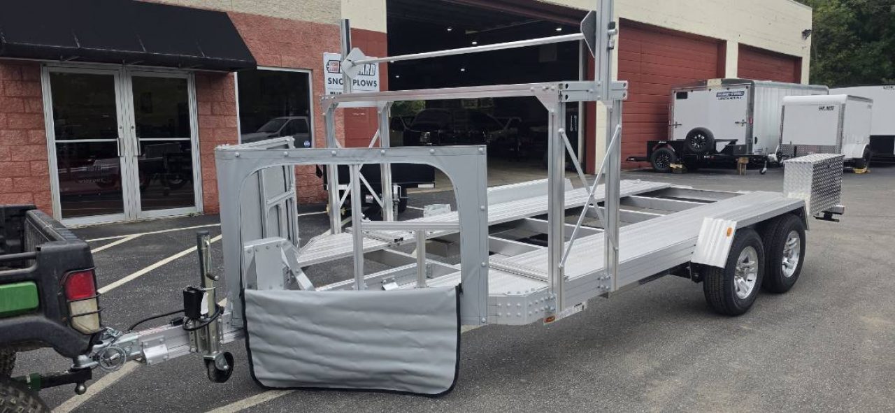 New 7 x 14'-2" Trailex CT-8455EB "HYPERCAR" Car / Racing Trailer 7k **84" between fenders