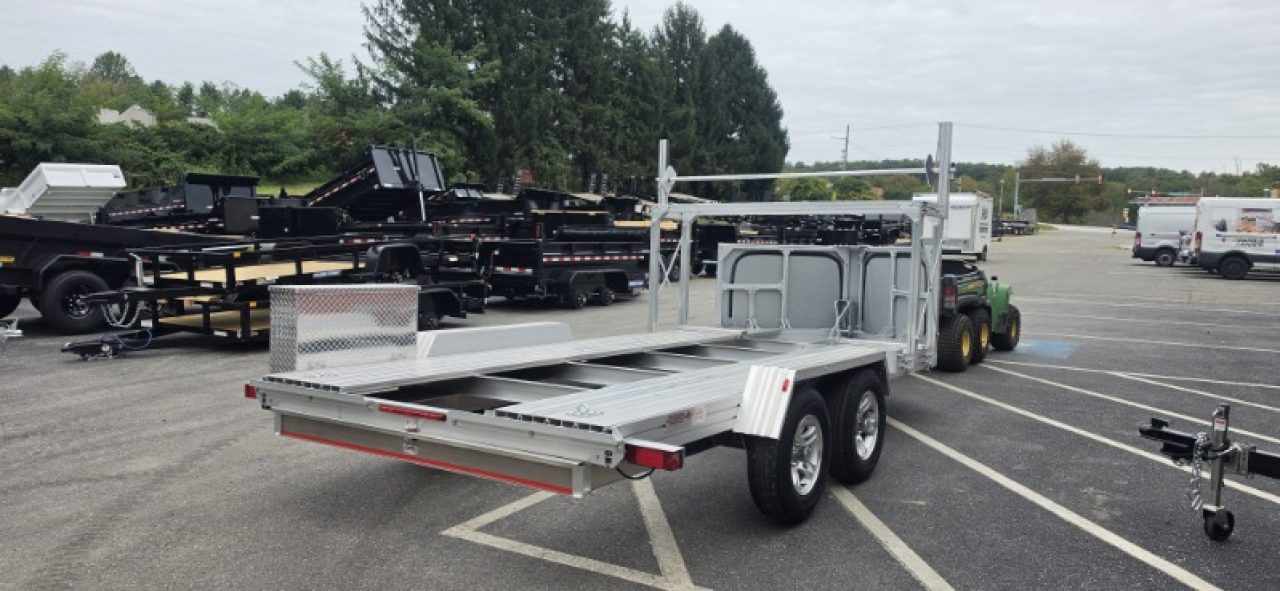 New 7 x 14'-2" Trailex CT-8455EB "HYPERCAR" Car / Racing Trailer 7k **84" between fenders